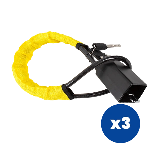 CarProtect wheel lock three-unit bundle
